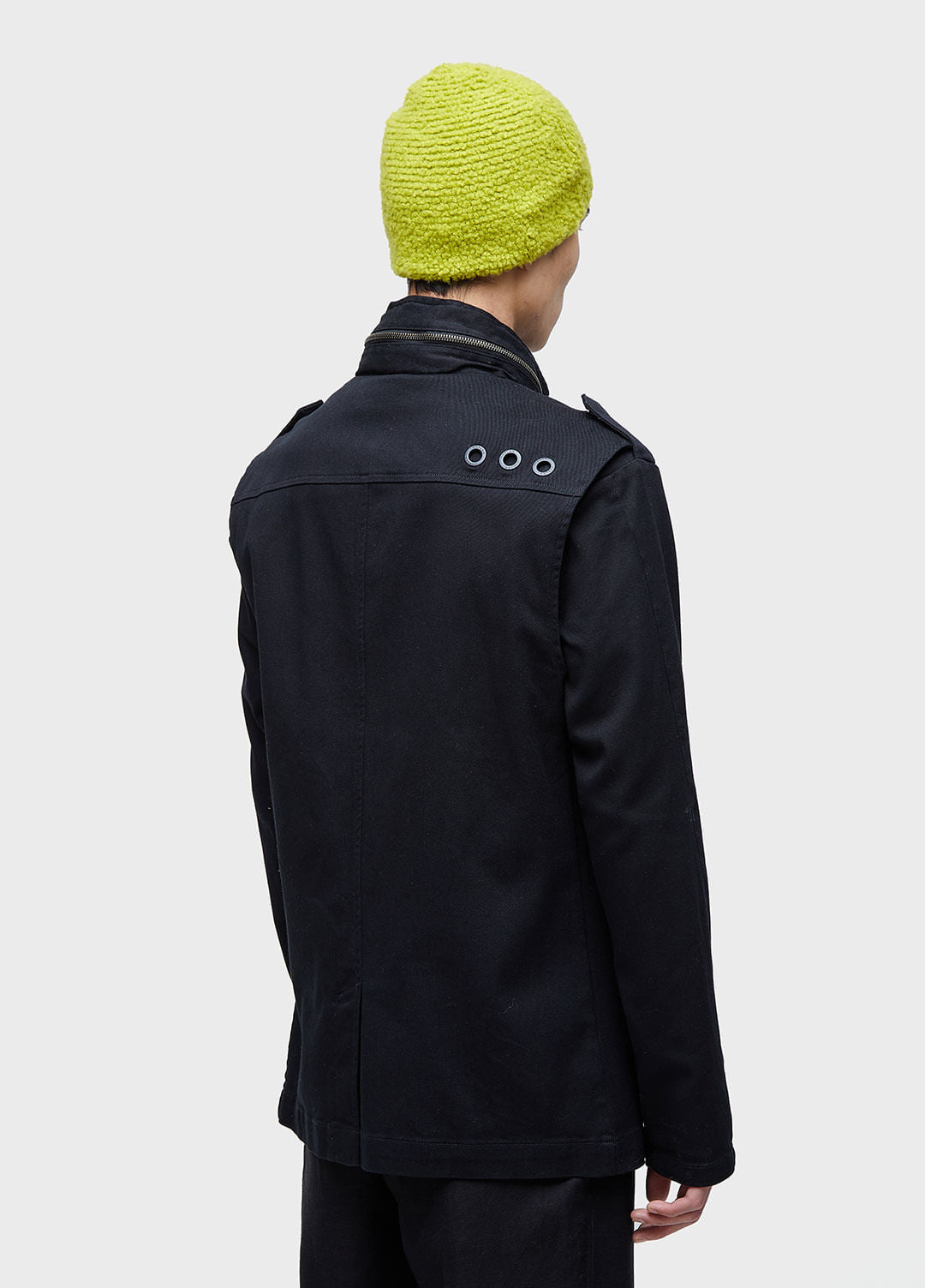 HIGH COLLAR POCKET PARKA