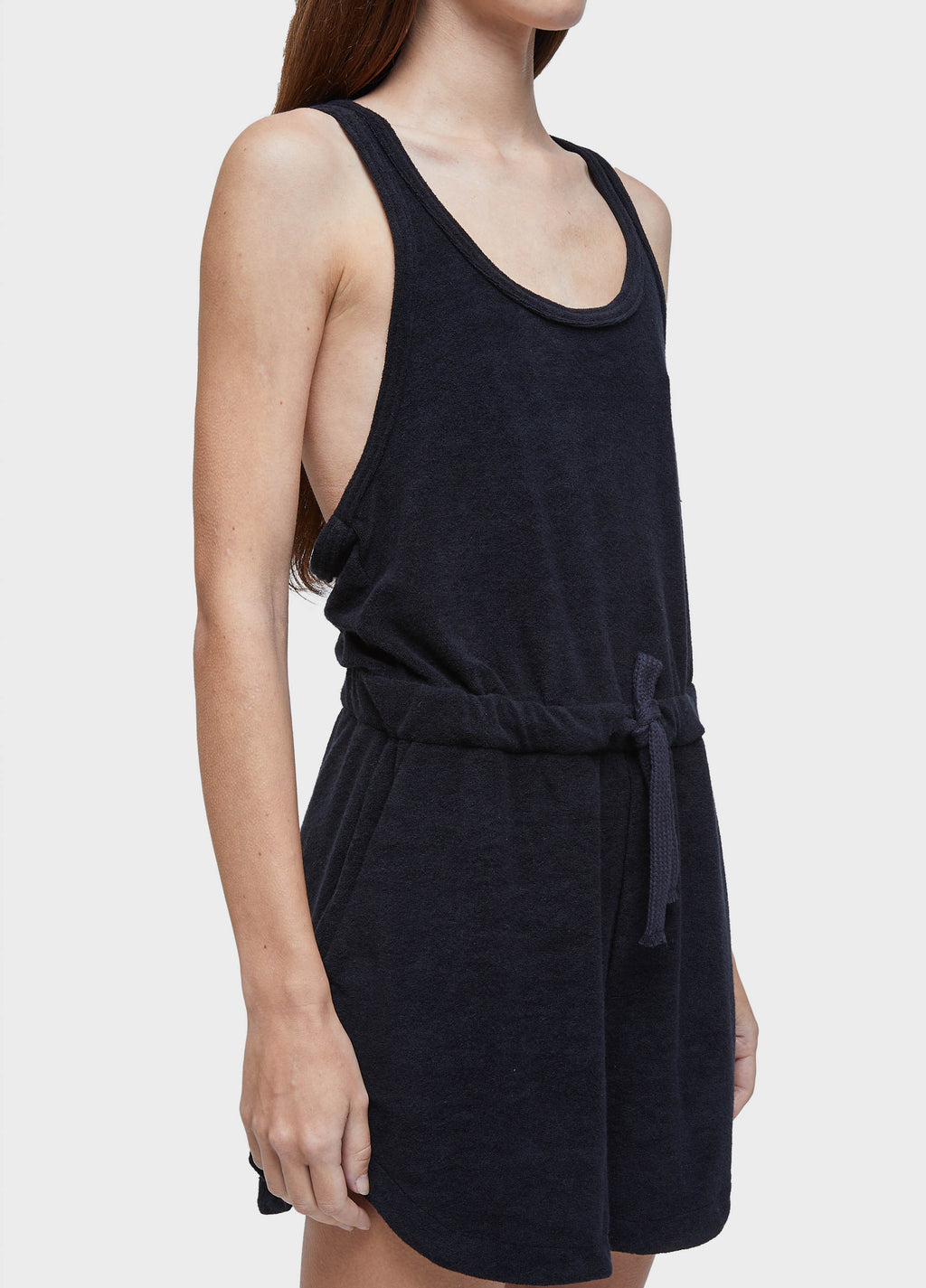 TERRY CLOTH SWIM ROMPER