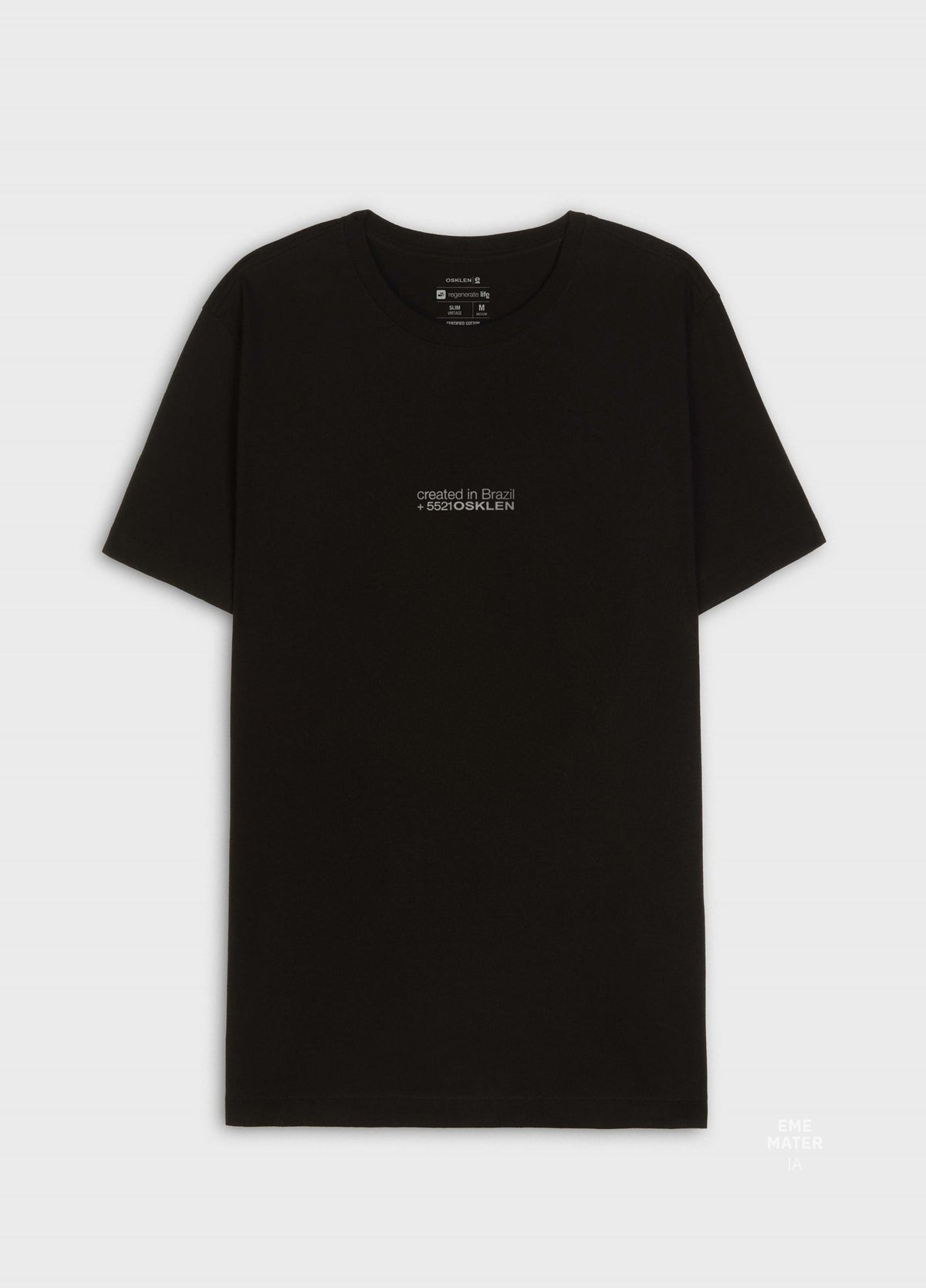 T-SHIRT SLIM VINTAGE CREATED MC