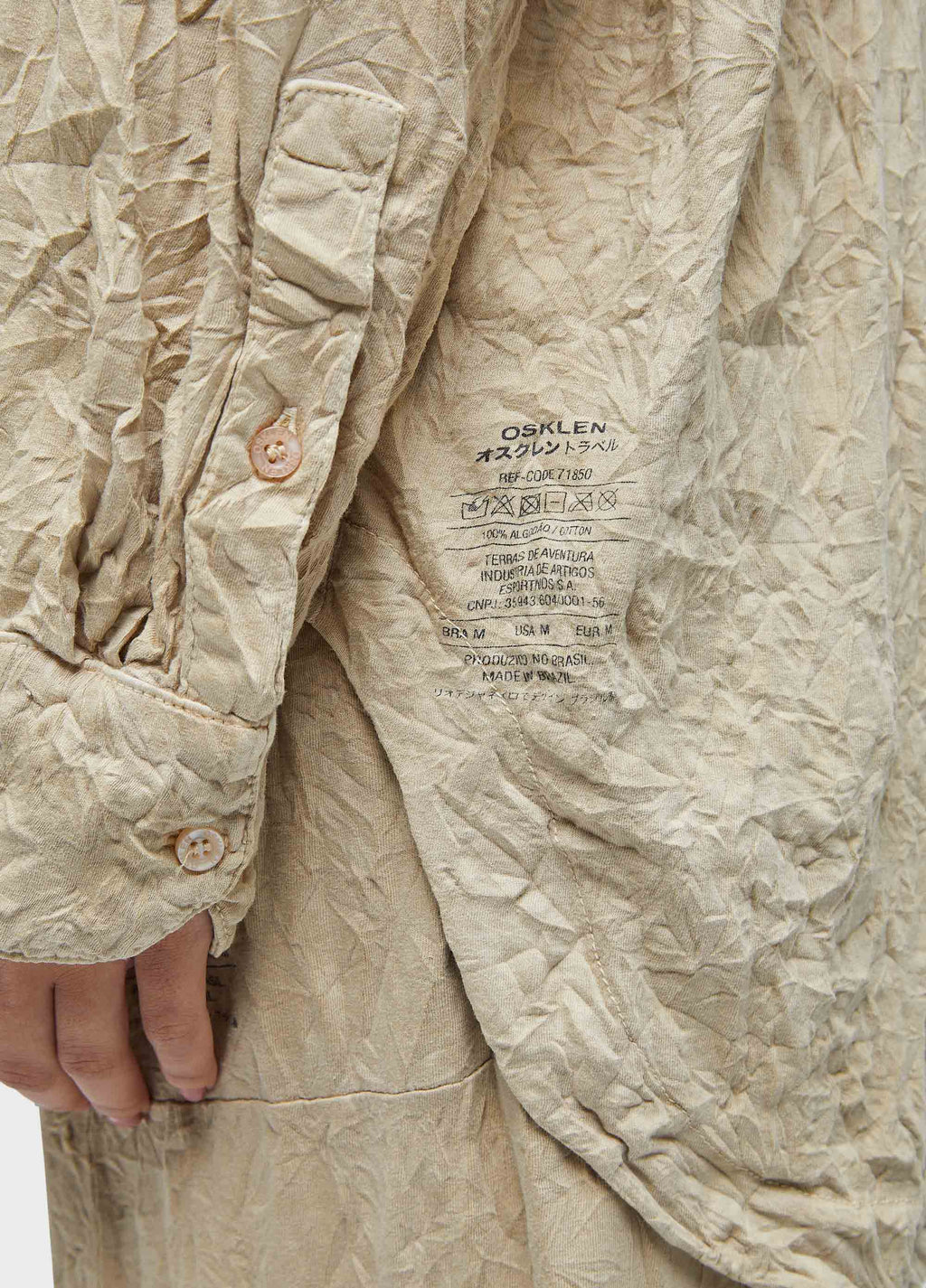 WRINKLE LONG-SLEEVED SHIRT