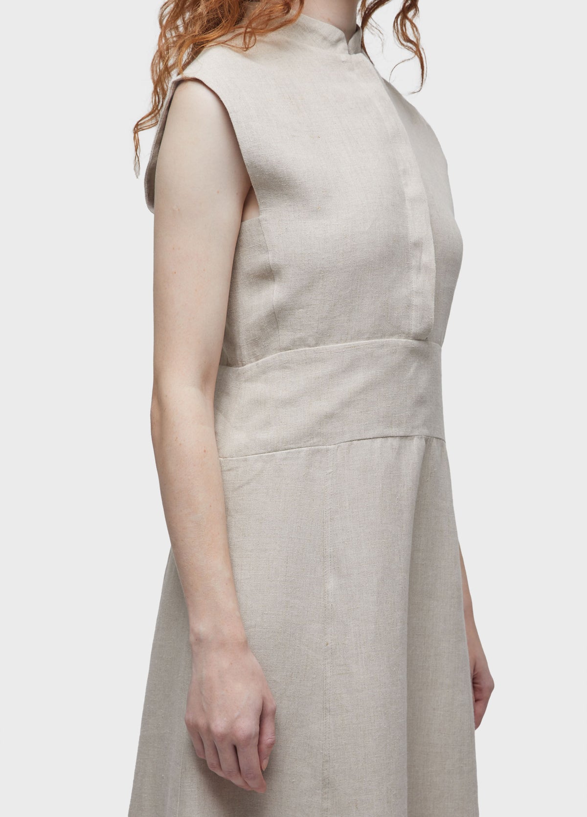 SMOCKED YOKE DRESS