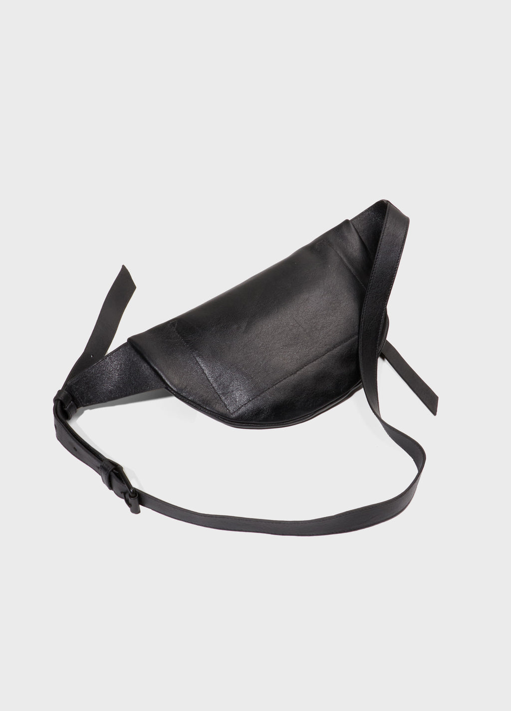 LEATHER E-BASICS WAIST BAG