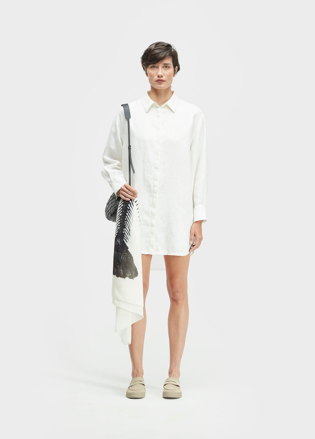 VESTIDO CHEMISE LINEN