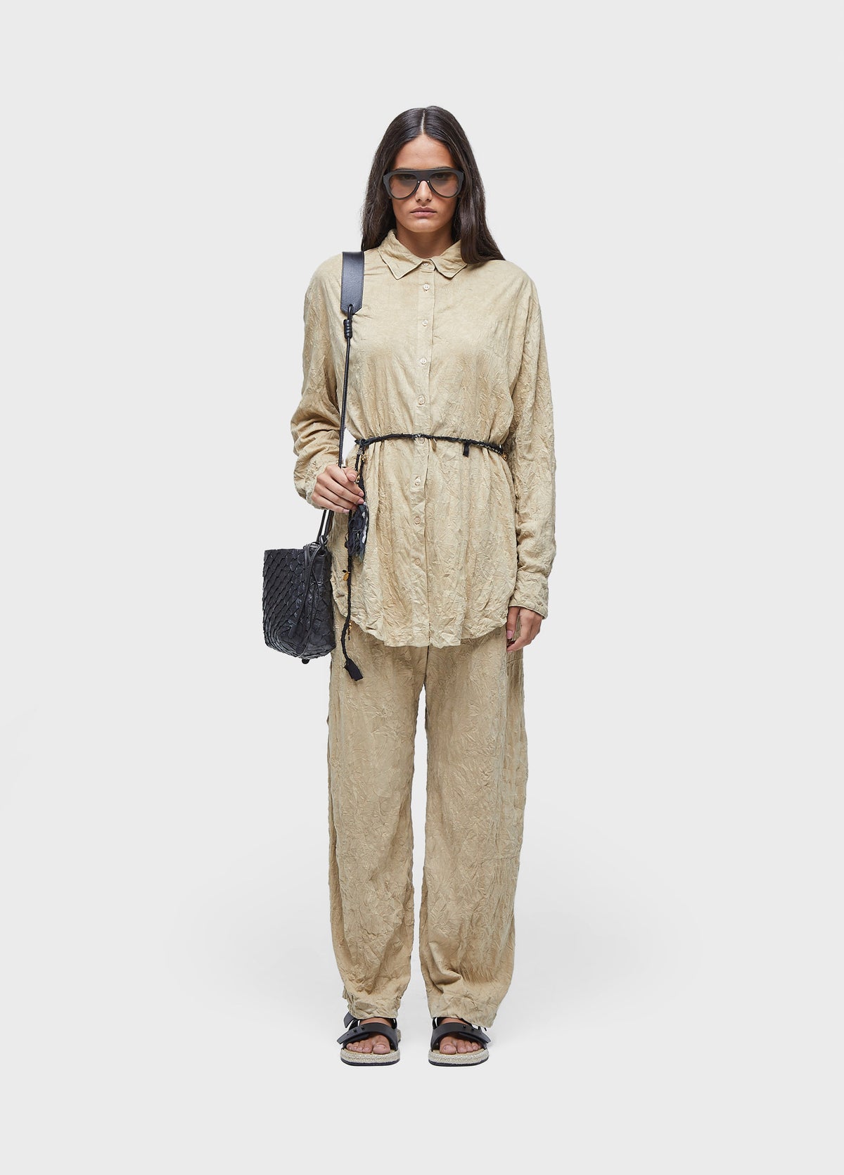 WRINKLE LONG-SLEEVED SHIRT
