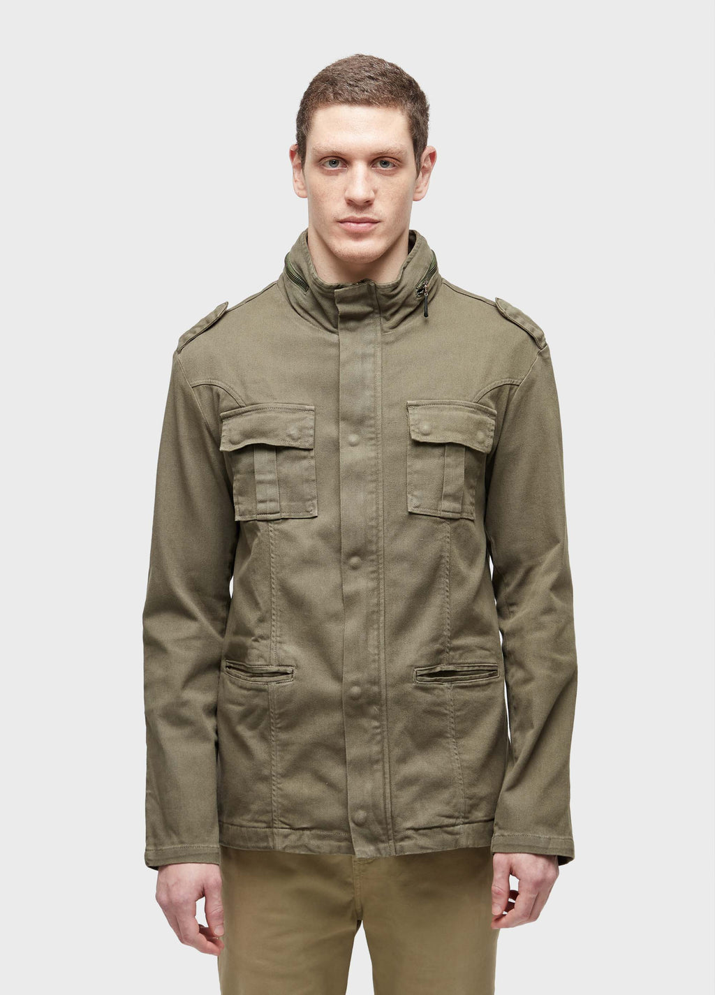 PARKA HIGH NECK POCKETS