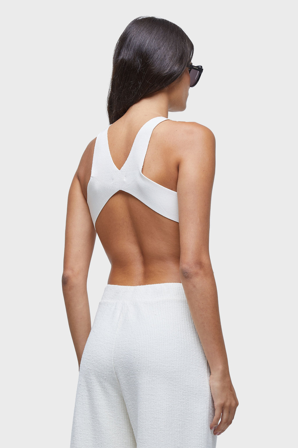 OPEN BACK RAYON RACERBACK TANK