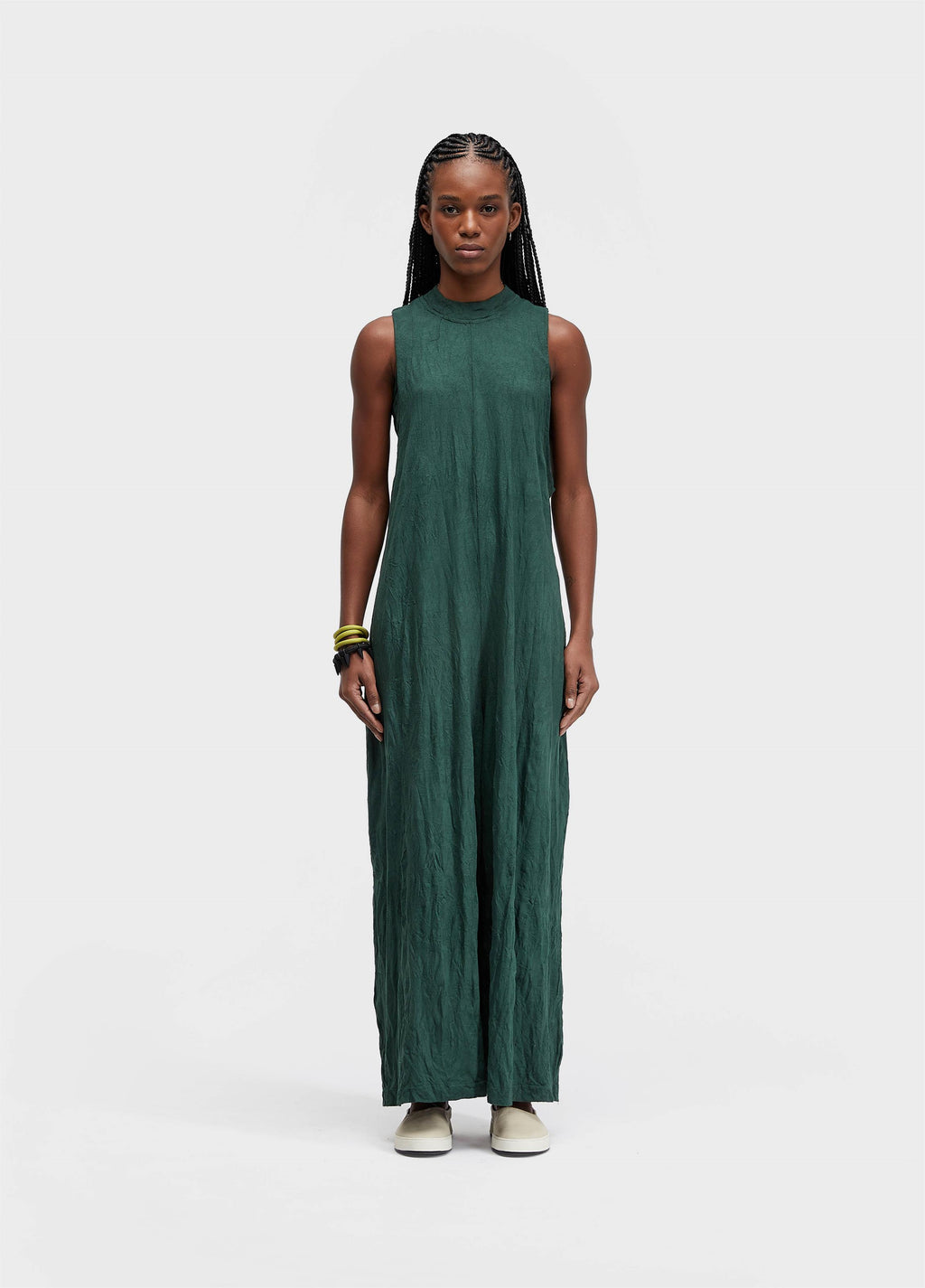 WRINKLED COLOUR JUMPSUIT