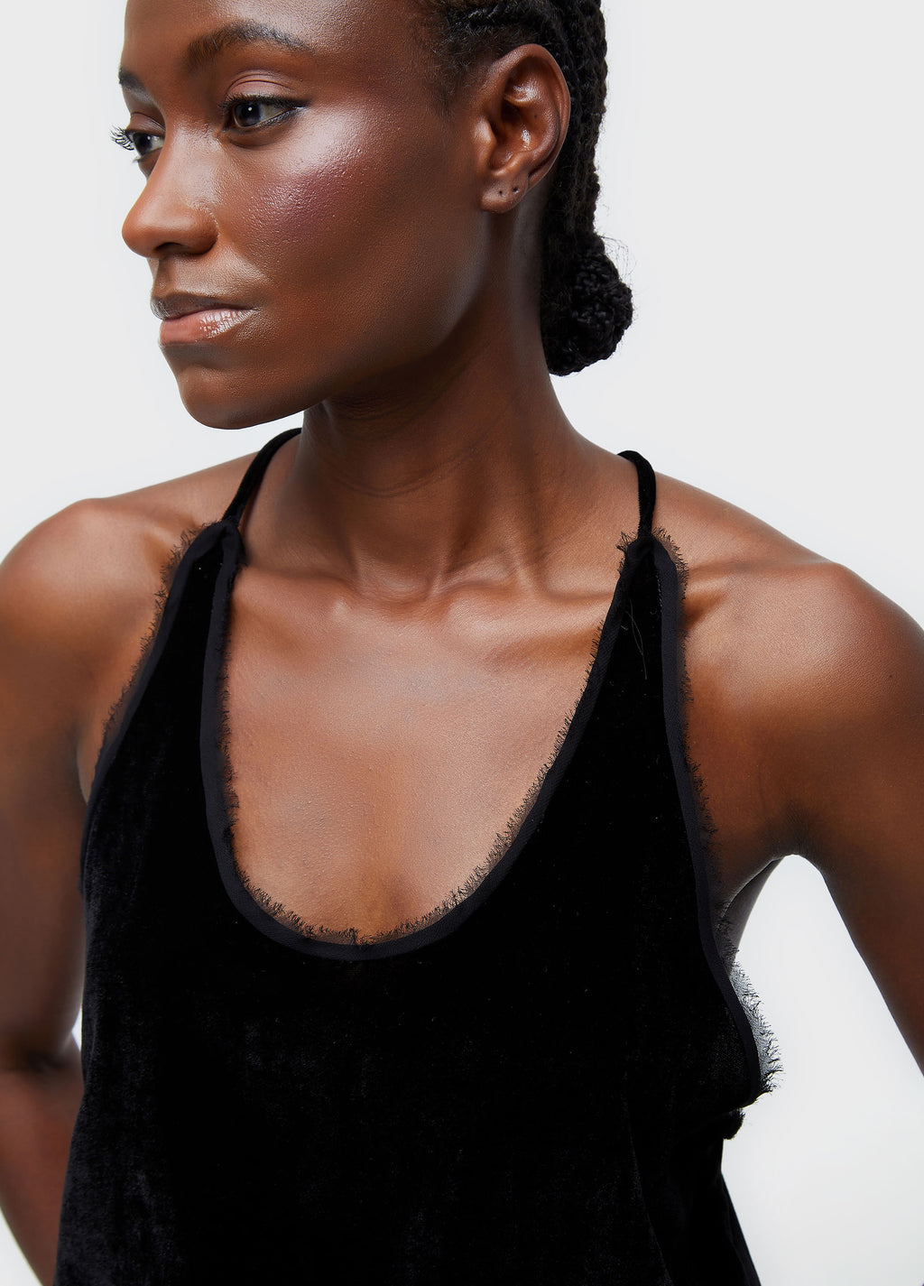 VELVET RACERBACK TANK TOP