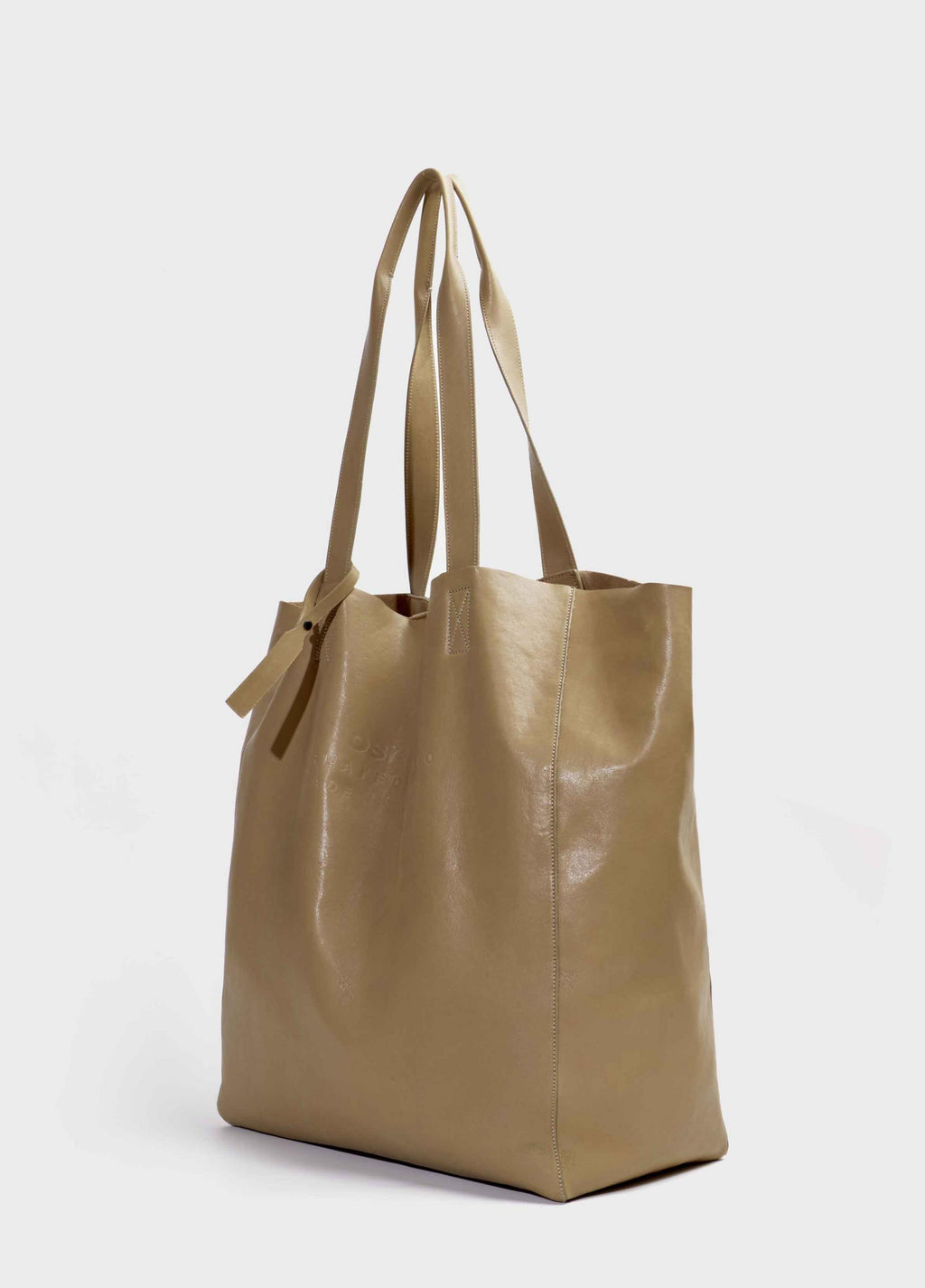 E-LEATHER LARGE TOTE BAG