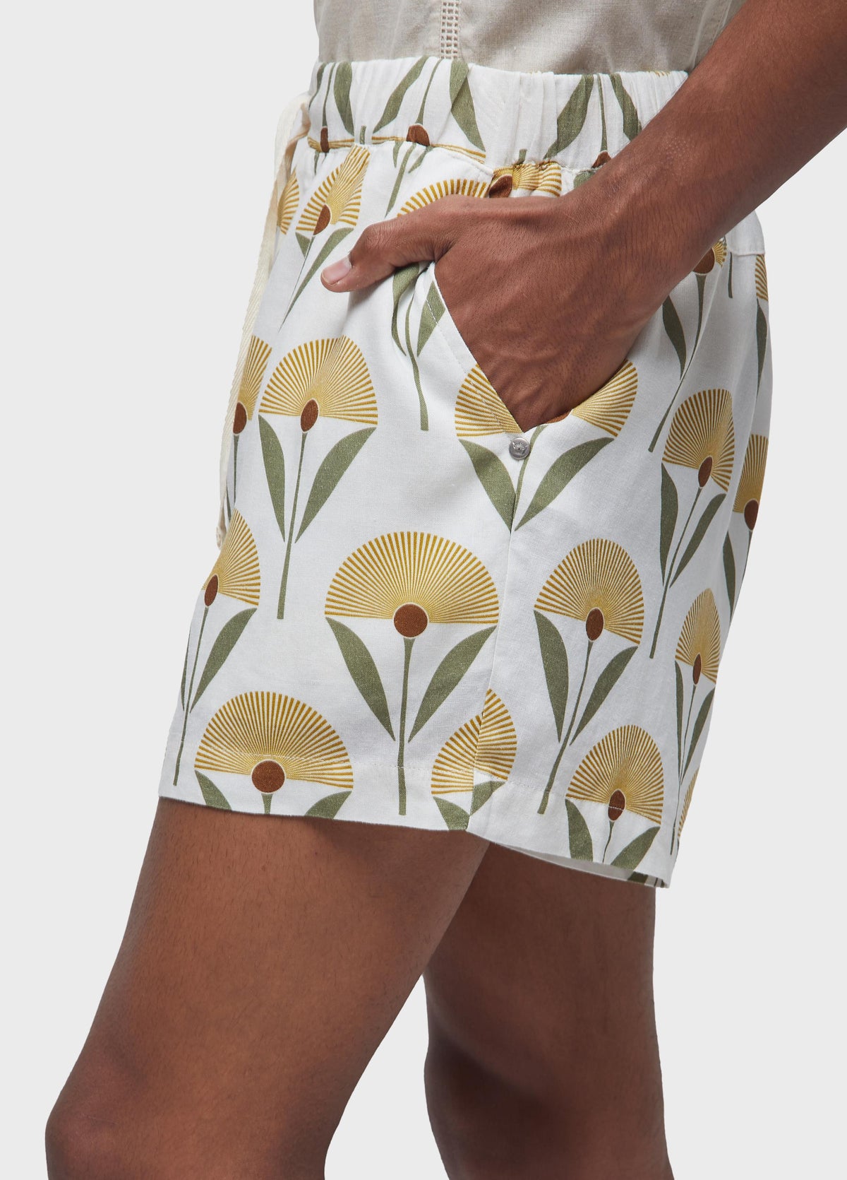 SUNFLOWER COLOR PJ SHORTS
