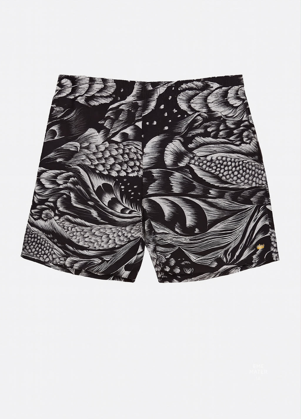 PIRARUCU BLACK/SAND BEACH SHORTS