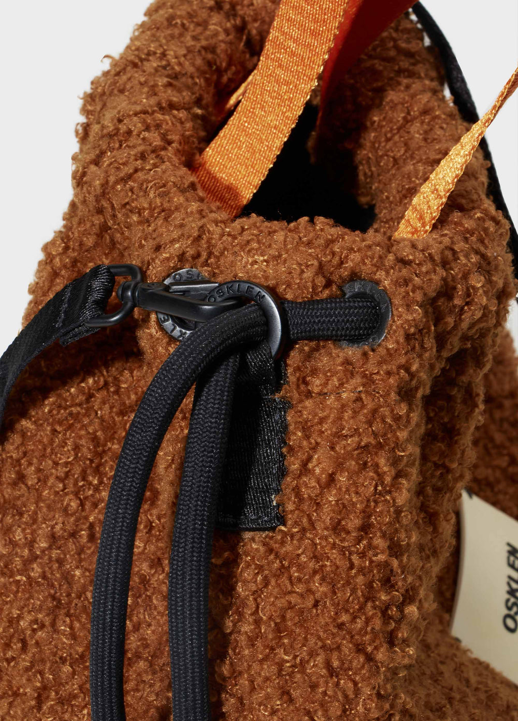 Bolsa Fleece Large Caramelo/Preto – Osklen – foto 6