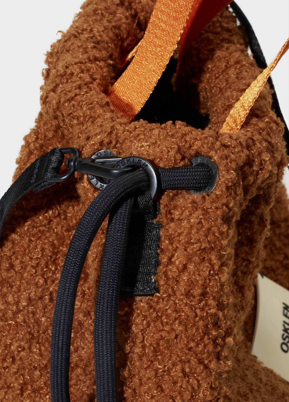 Bolsa Fleece Large Caramelo/Preto – Osklen – foto 6