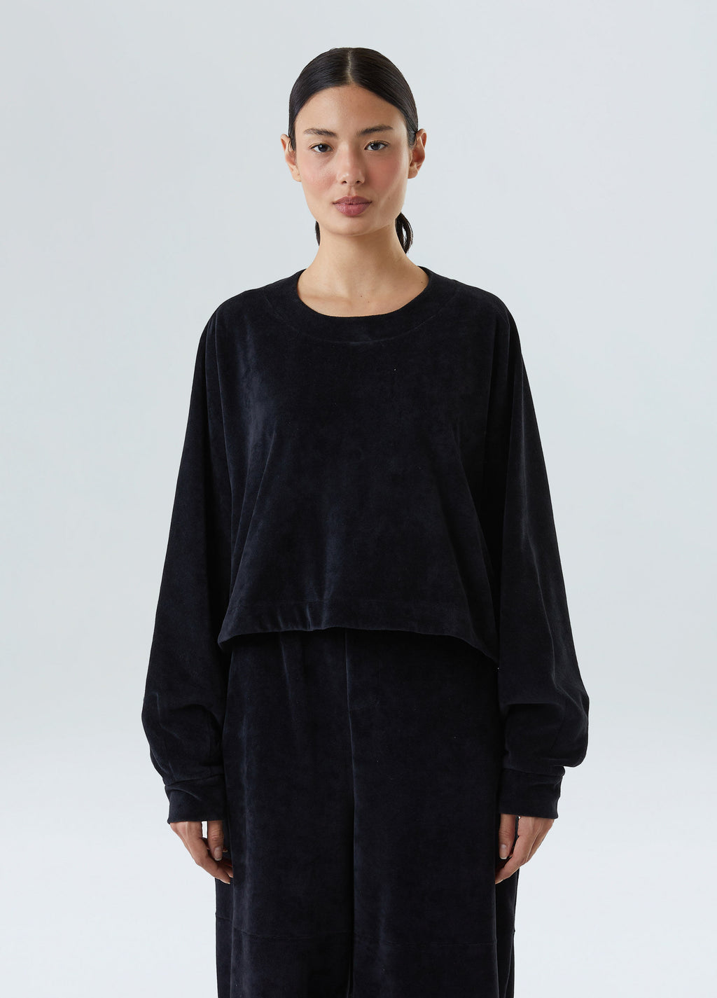 Casaco Cropped Plush Preto – Osklen – foto 1