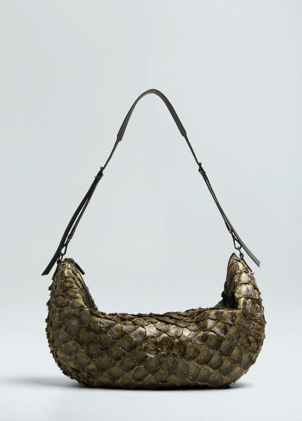 Andiroba Pirarucu Soft Bag Militar/Preto/Latex – Osklen – foto 1