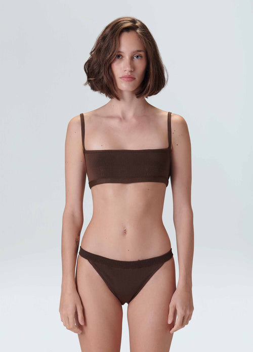 BIKINI KNITTED RIBBED BIAS