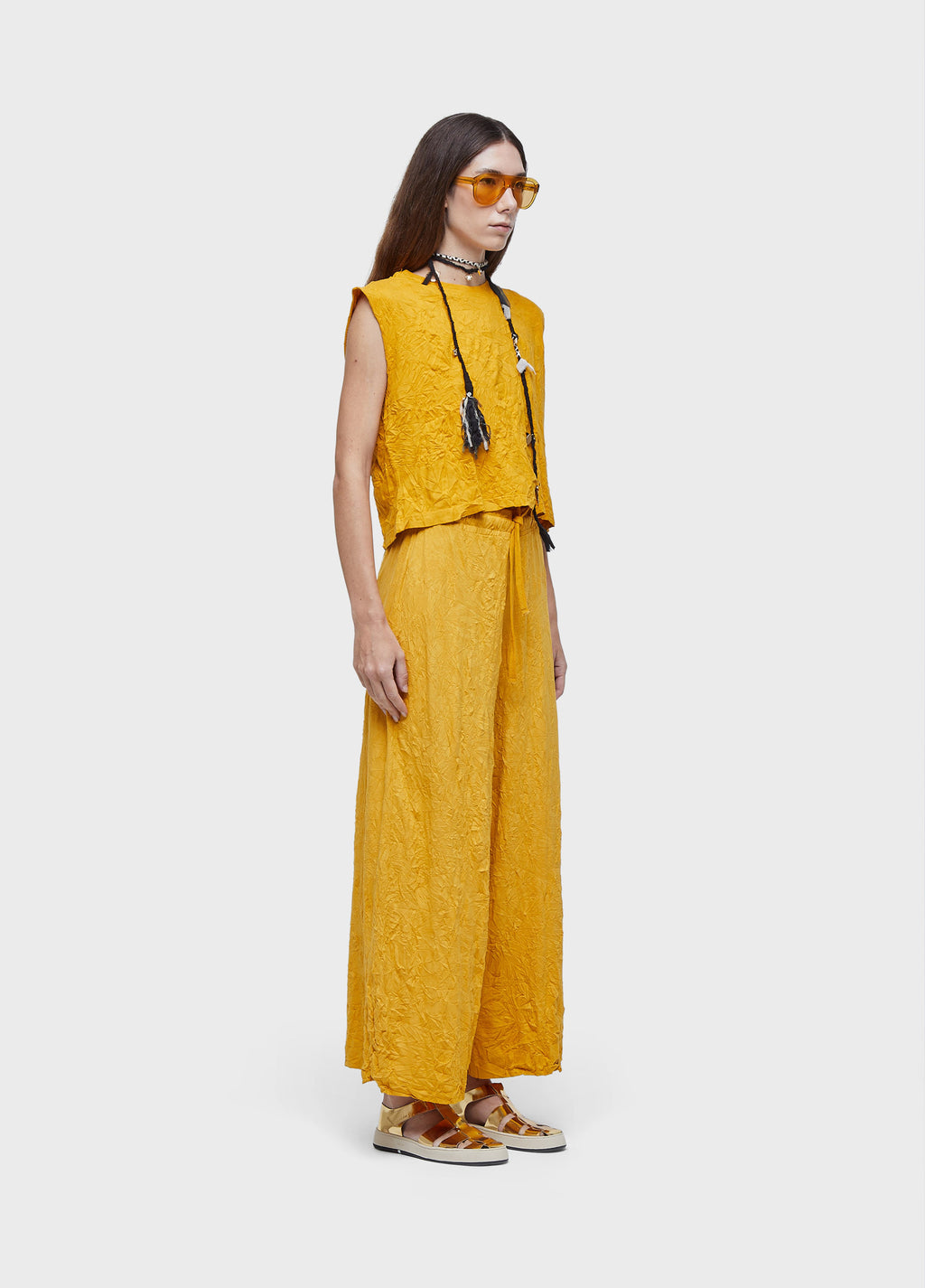 WRINKLE COLOR PANTS