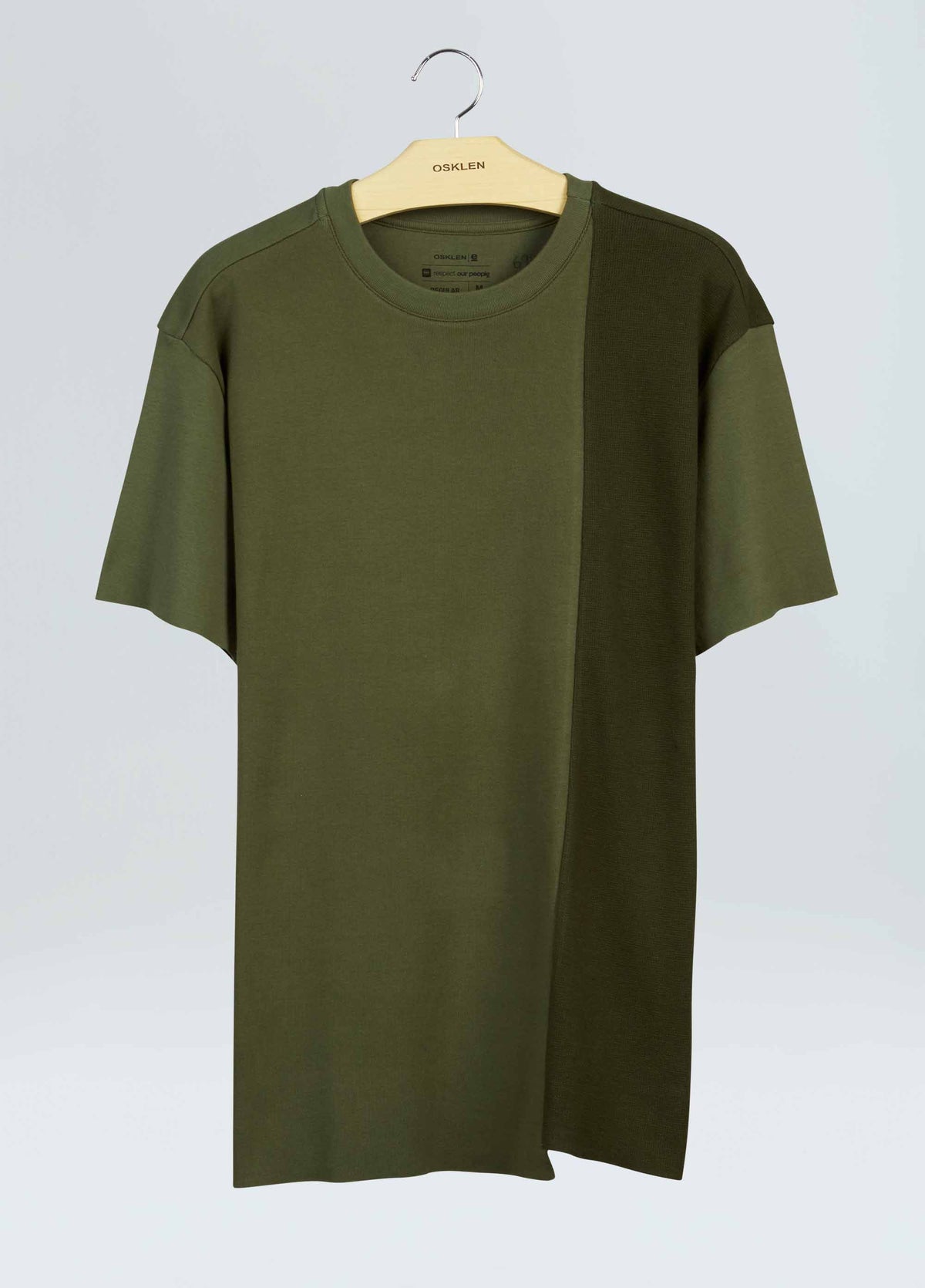 ASYMMETRICAL MIX T-SHIRT