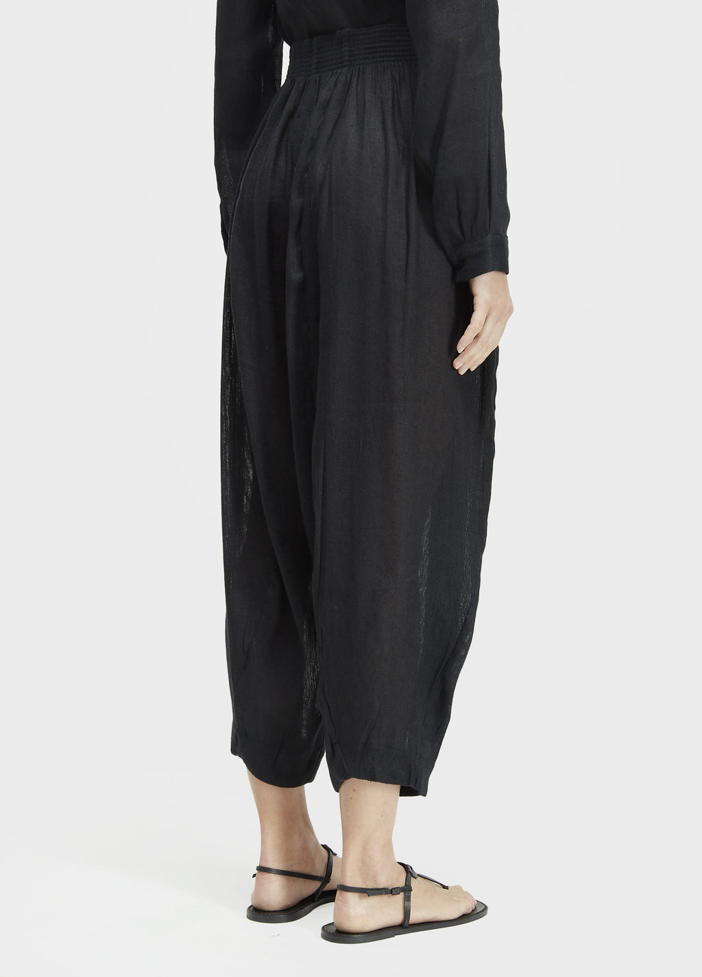 Calça Pences Linho Reciclado Preto – Osklen – foto 4