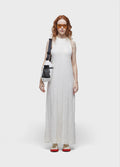 WRINKLED HALTER DRESS