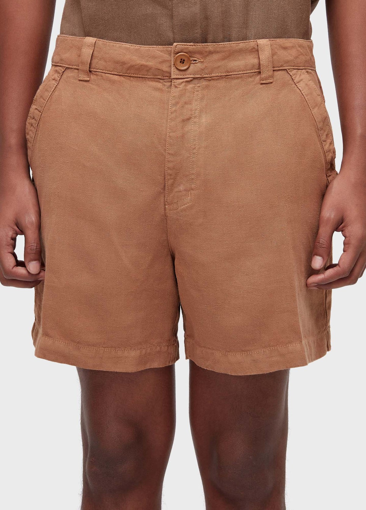 TAILORED FLOW LINEN SHORTS