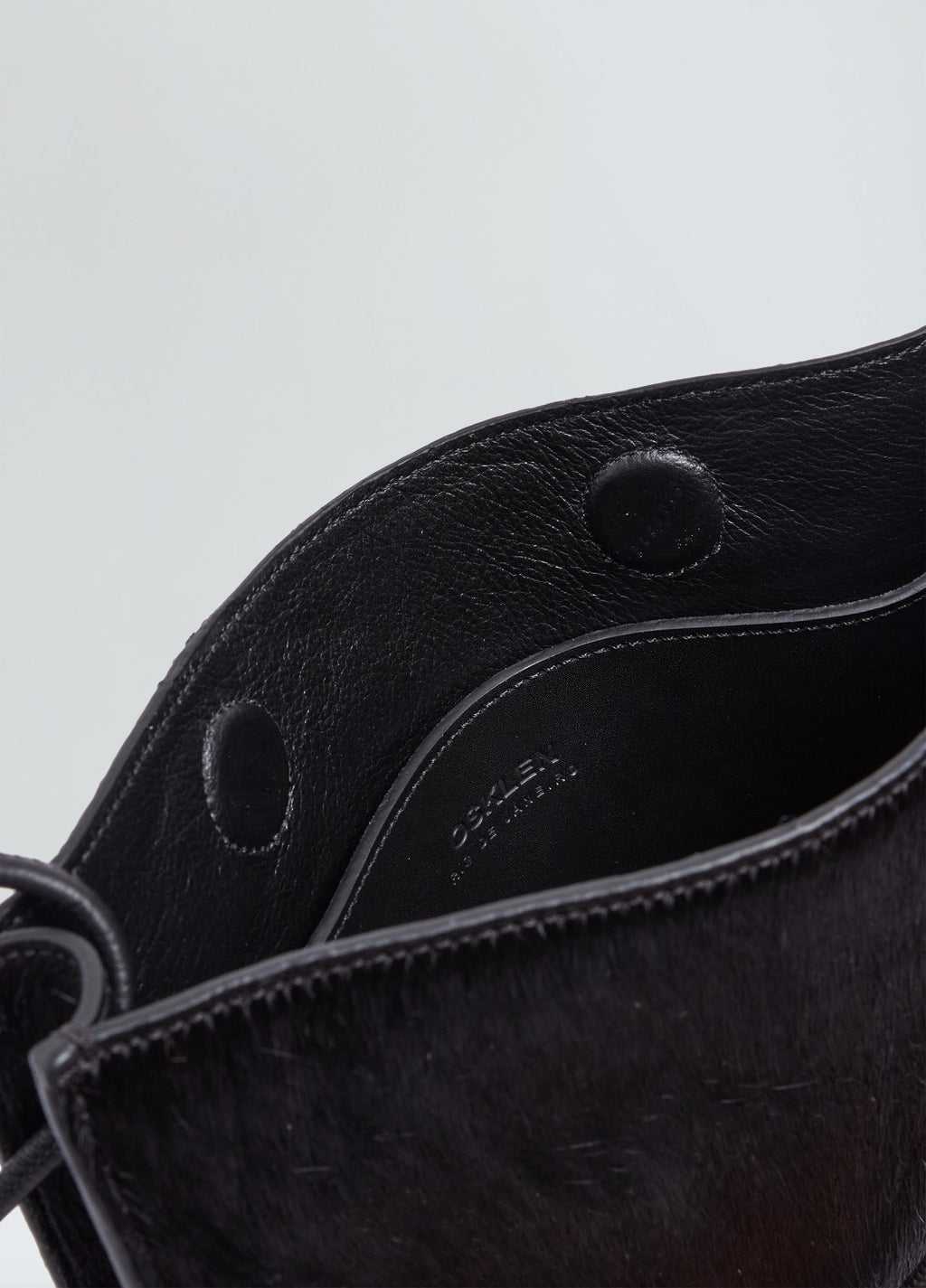 Bolsa Couro Simple Horizontal Preto – Osklen – foto 3