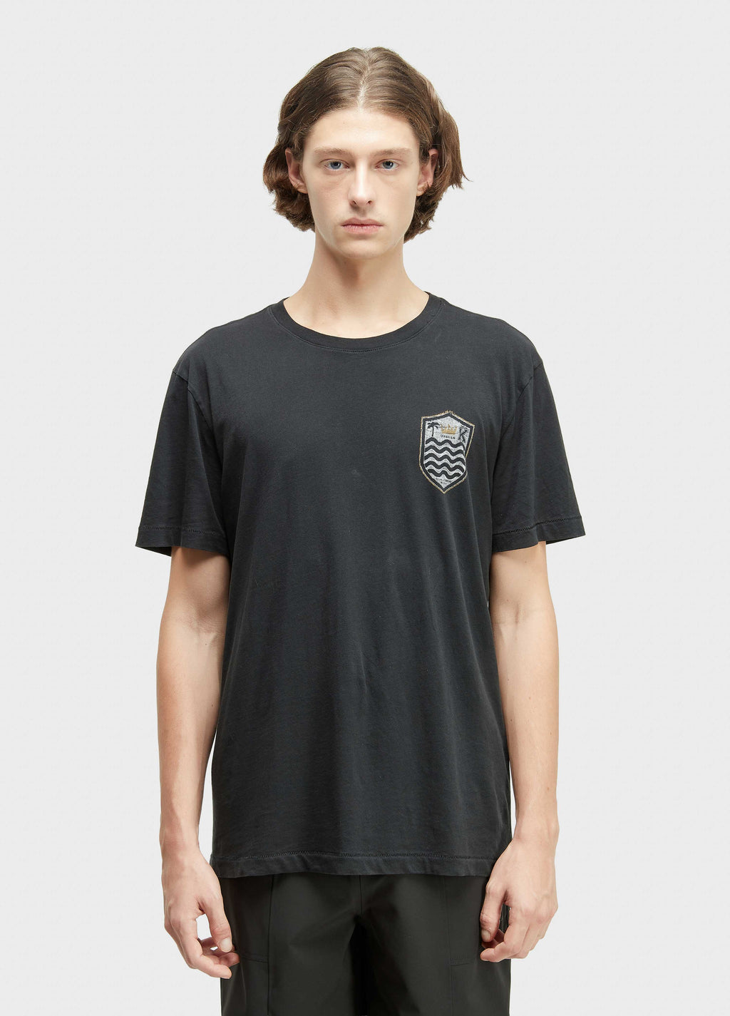 T-SHIRT SOFT USED CREST GAUZE