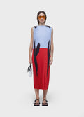 VESTIDO LONG PLISSADO FIERY