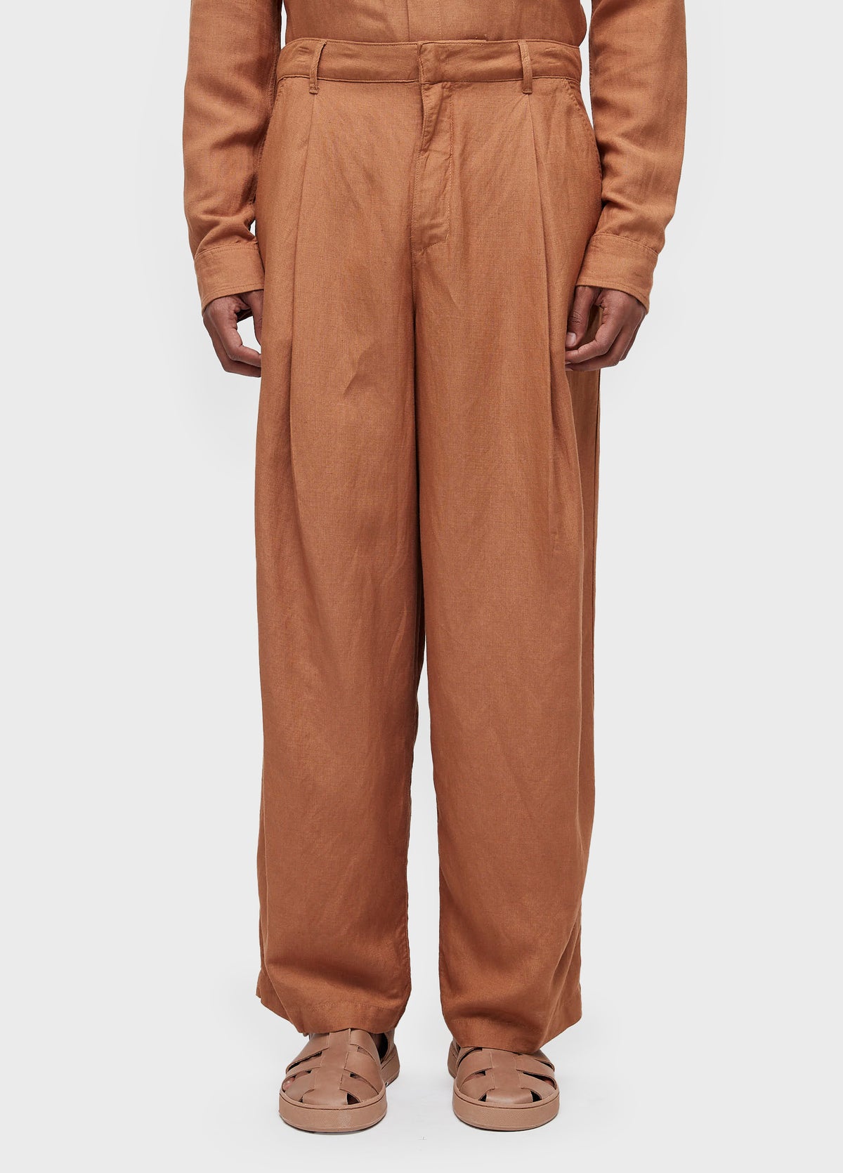 NEW LINEN JAZZ TAILORED PANTS