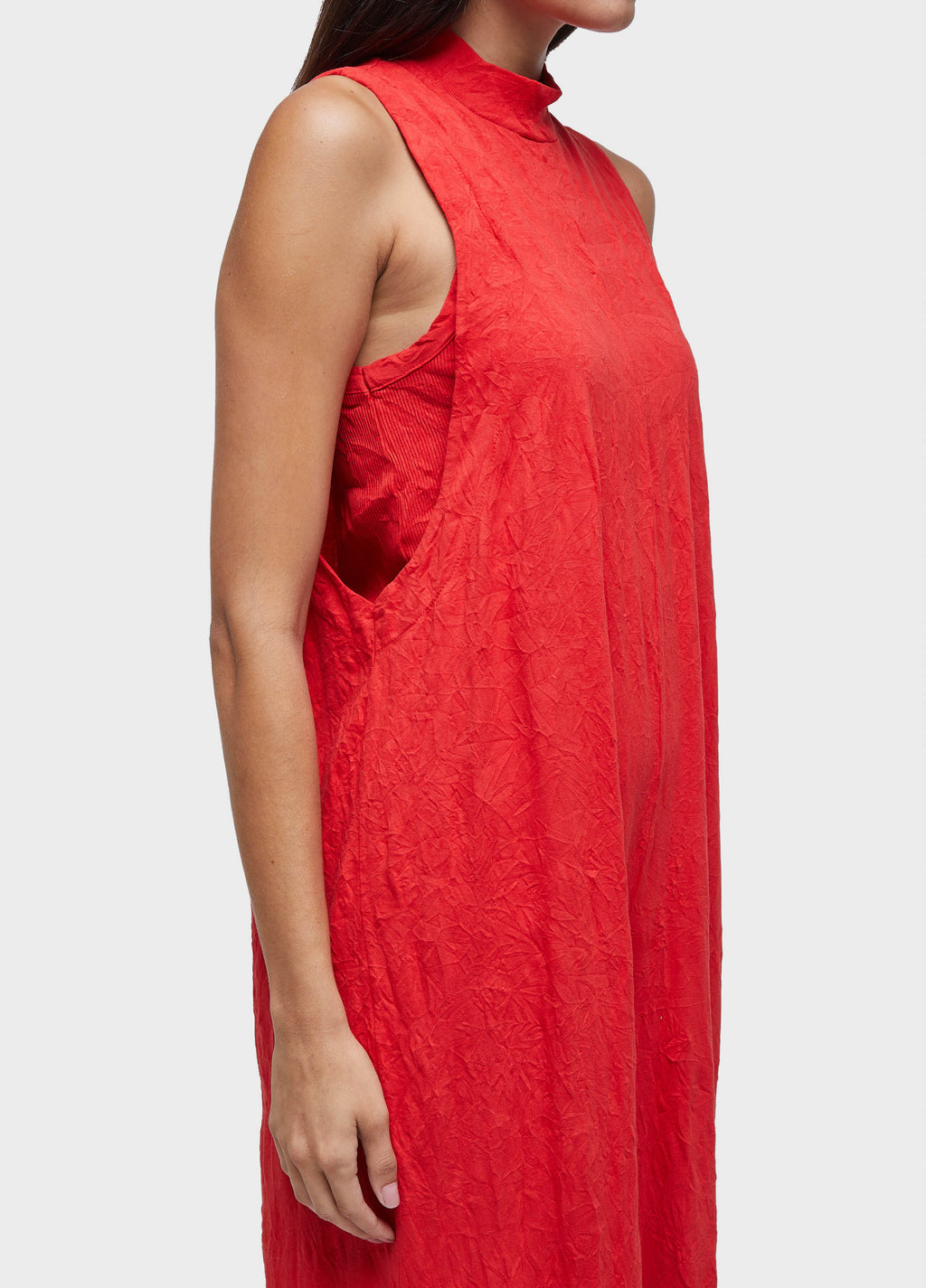DUO WRINKLE COLOR JUMPSUIT