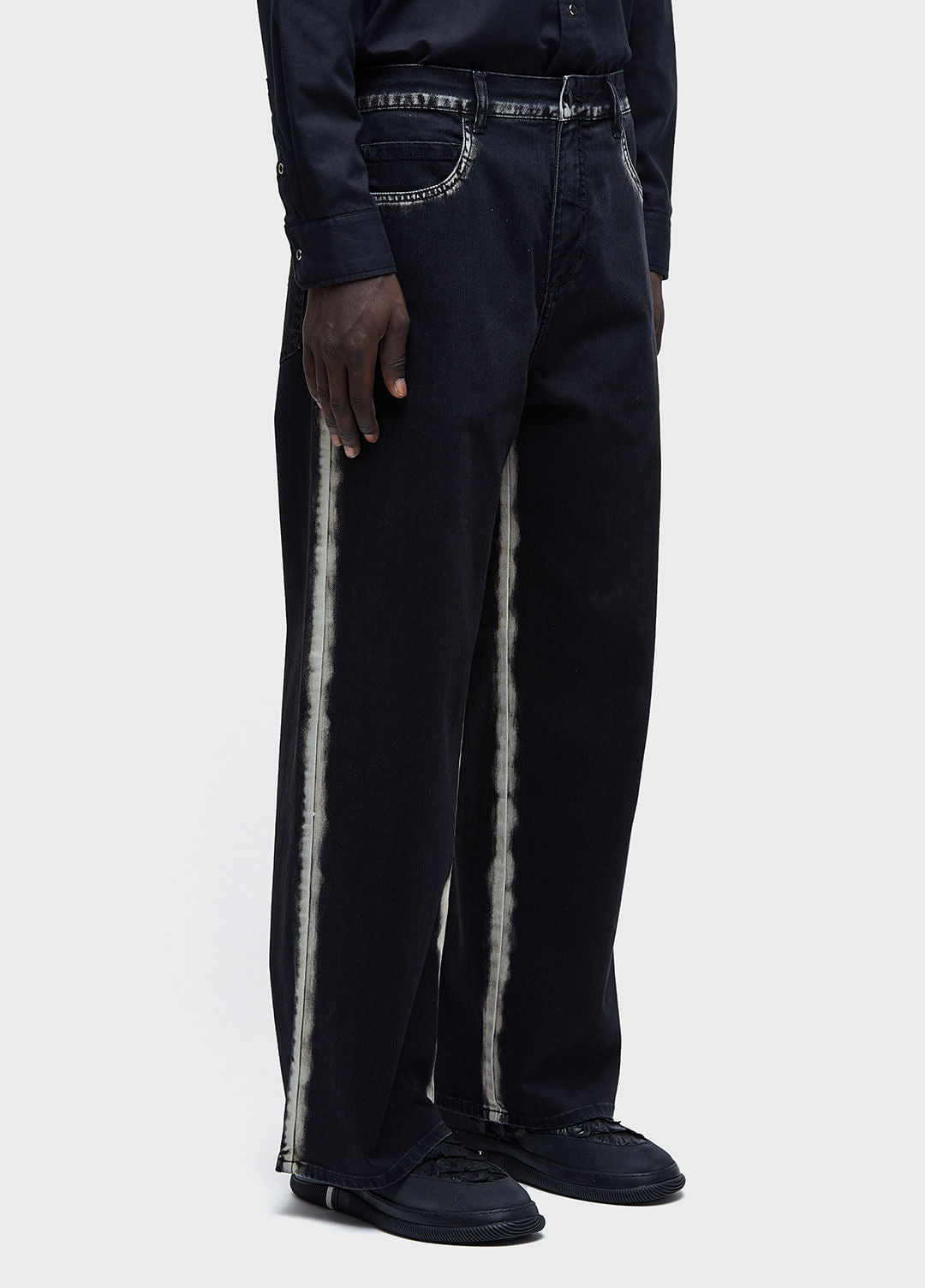 STONED COTTON JEANS
