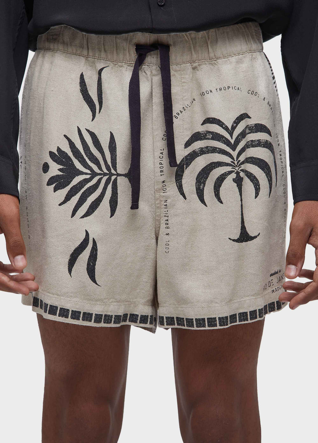 RIO LINEN PAJAMA SHORTS