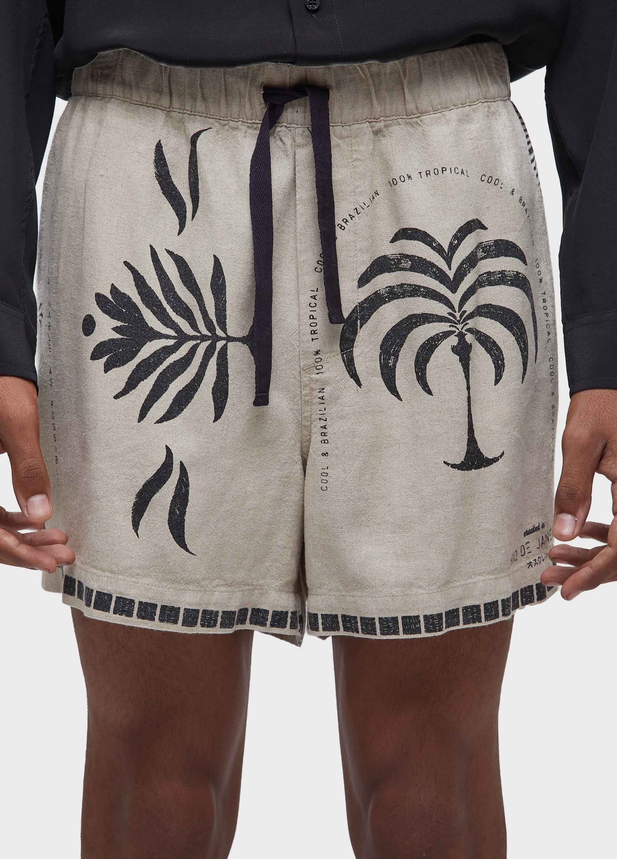 RIO LINEN PAJAMA SHORTS
