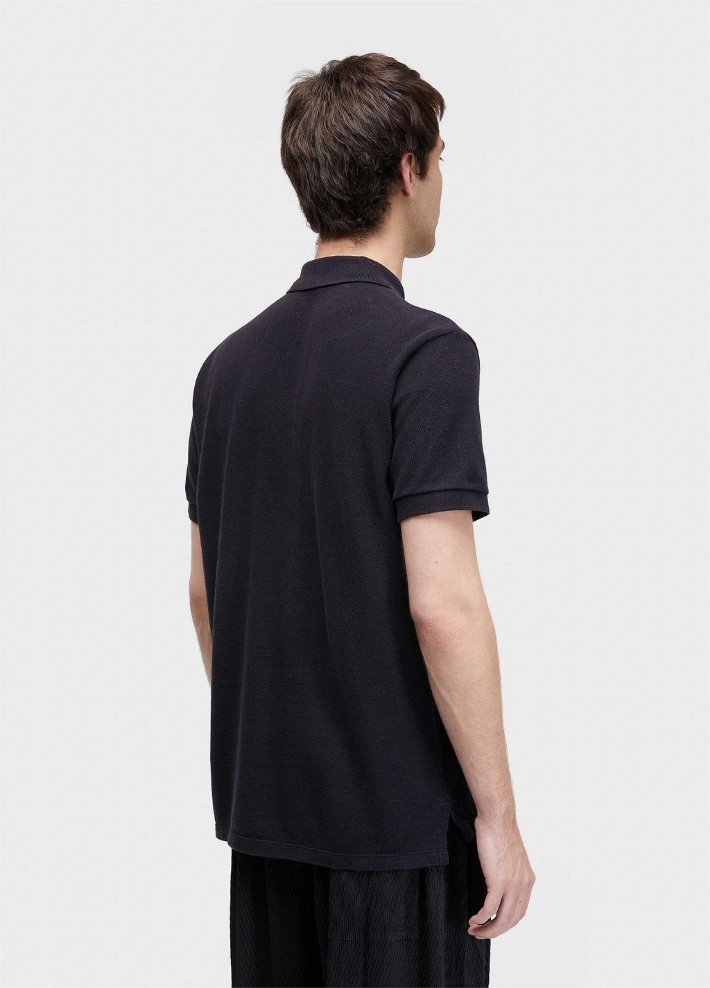 EMBOSSED CREST POLO SHIRT WITH COLORED MC
