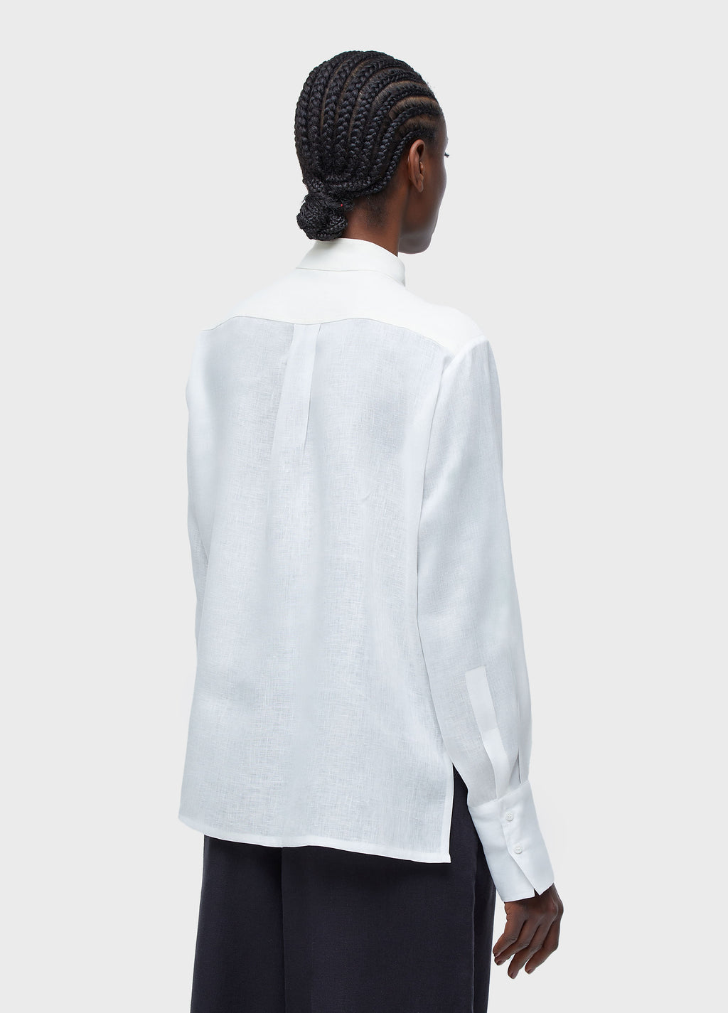 SMOKING LINEN SHIRT