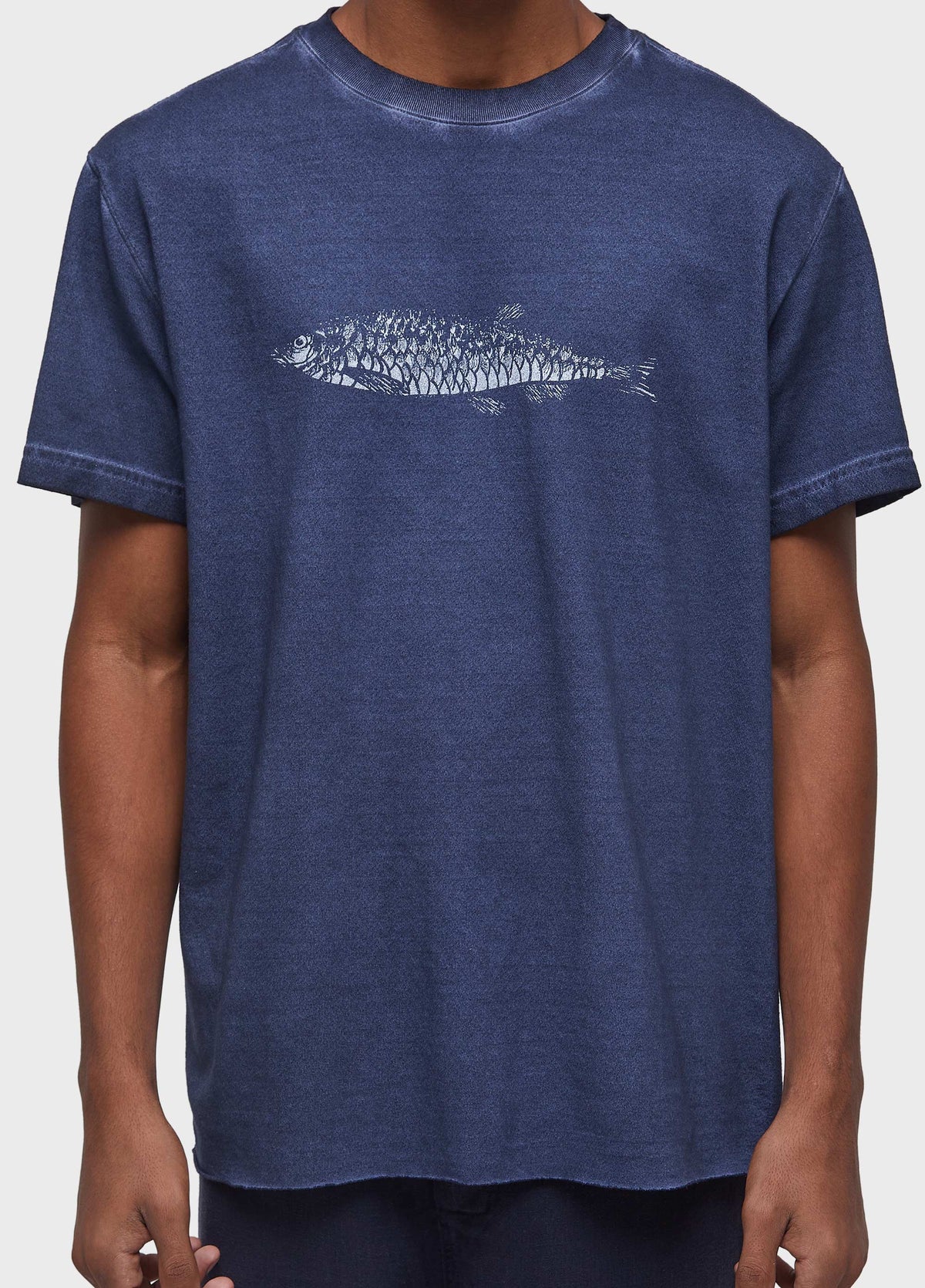 T-SHIRT DOUBLE WATERCOLOR FISH SS