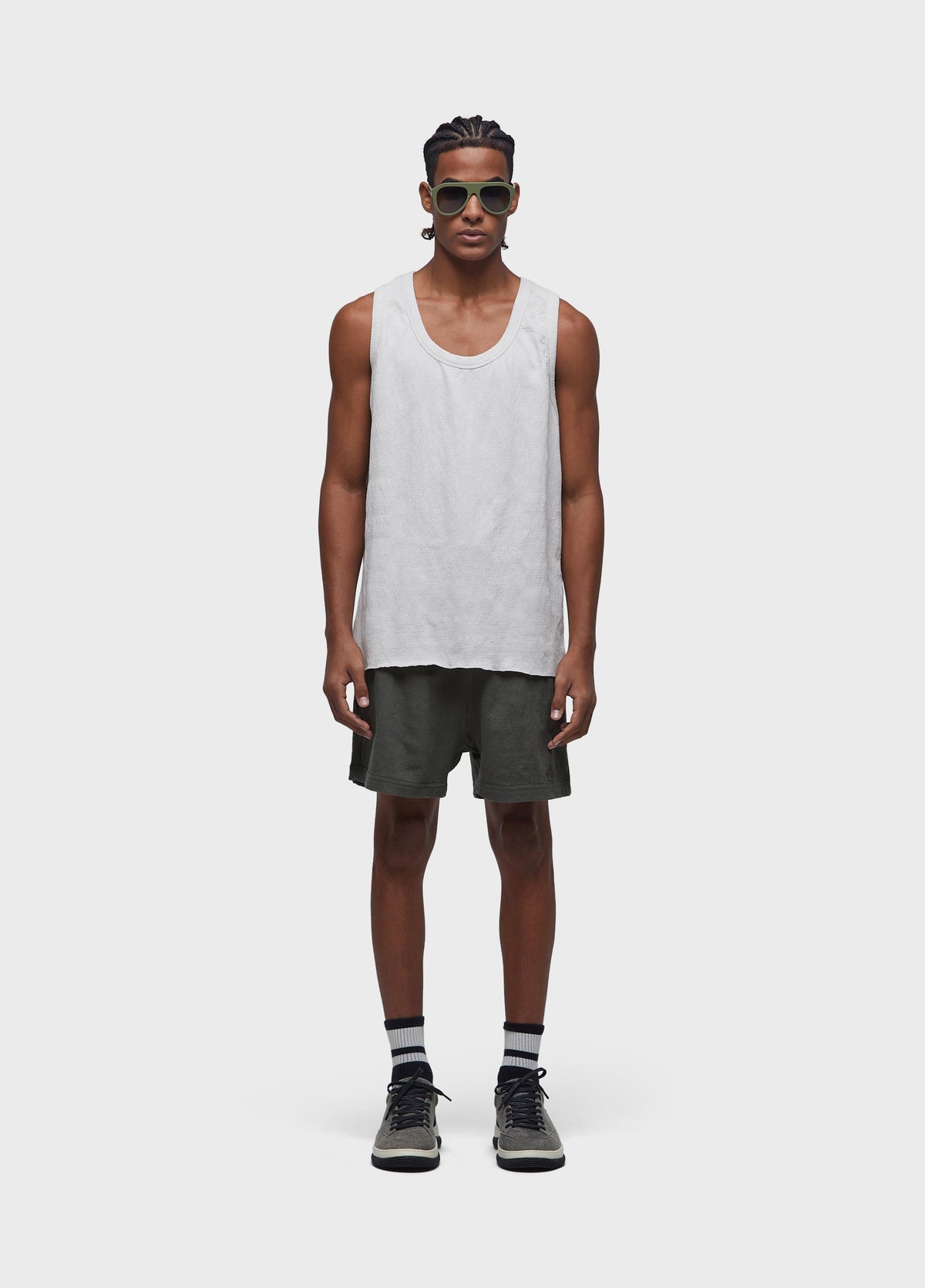 NEW WRINKLED YOKE TANK TOP