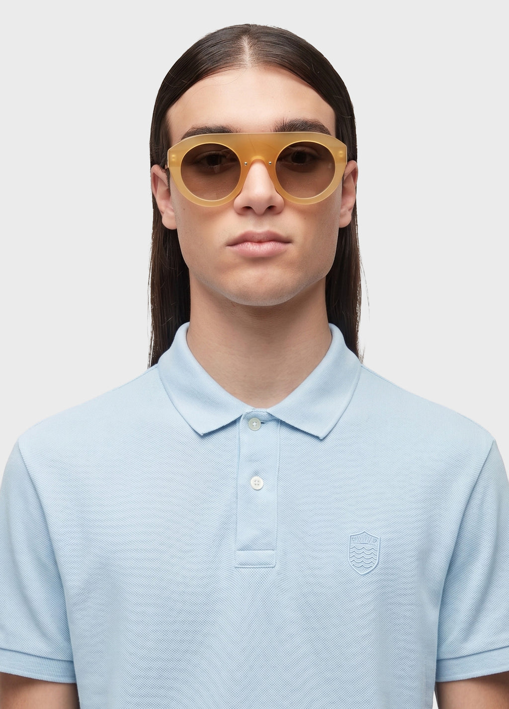 EMBOSSED CREST POLO SHIRT