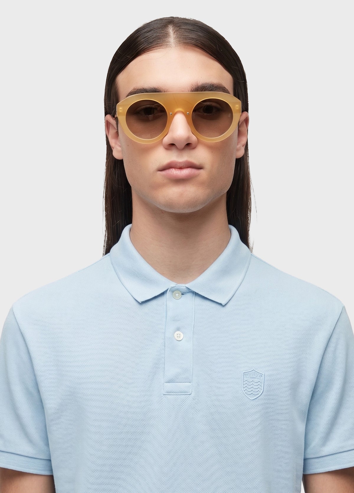EMBOSSED CREST POLO SHIRT