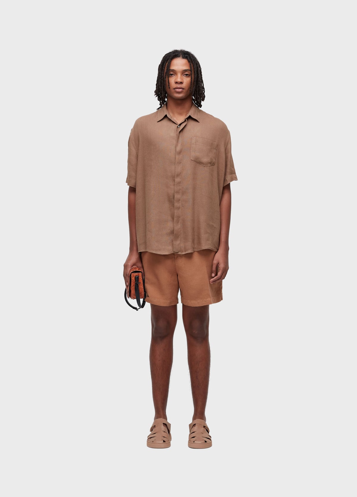 TAILORED FLOW LINEN SHORTS