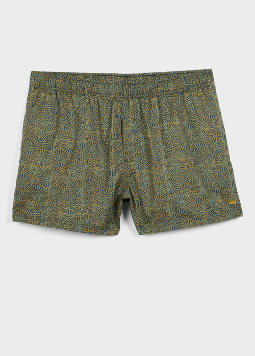 VINTAGE CORAL BEACH SHORTS