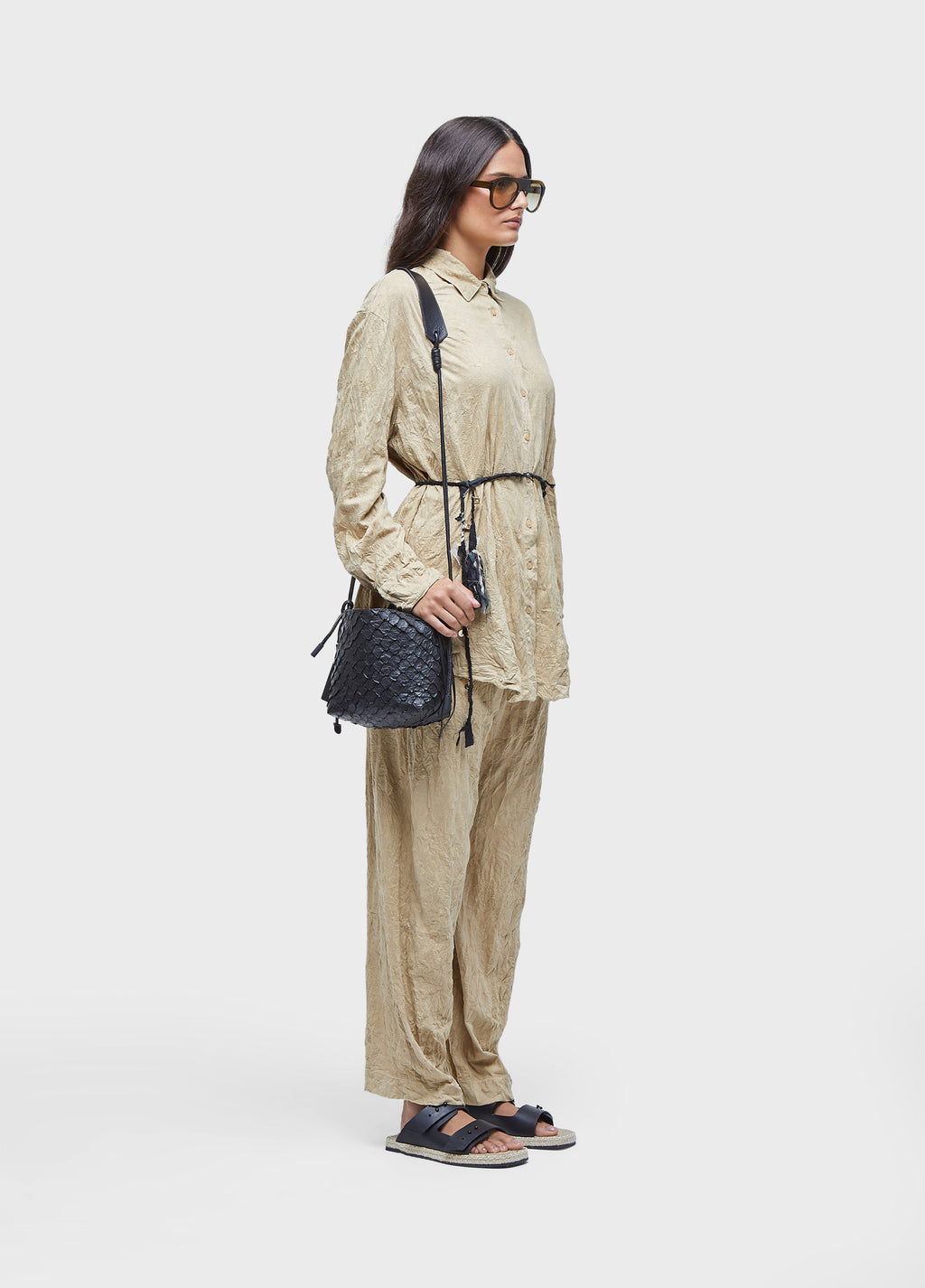 WRINKLE LONG-SLEEVED SHIRT