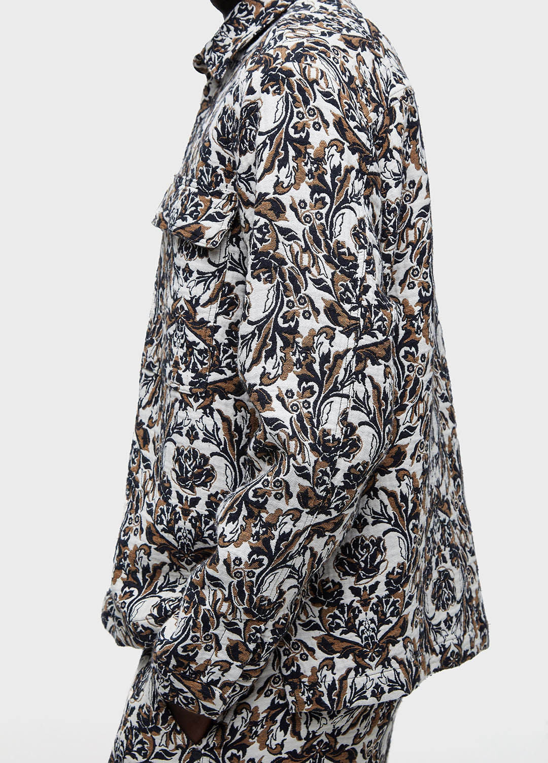DOUBLE ROSE JACQUARD JACKET