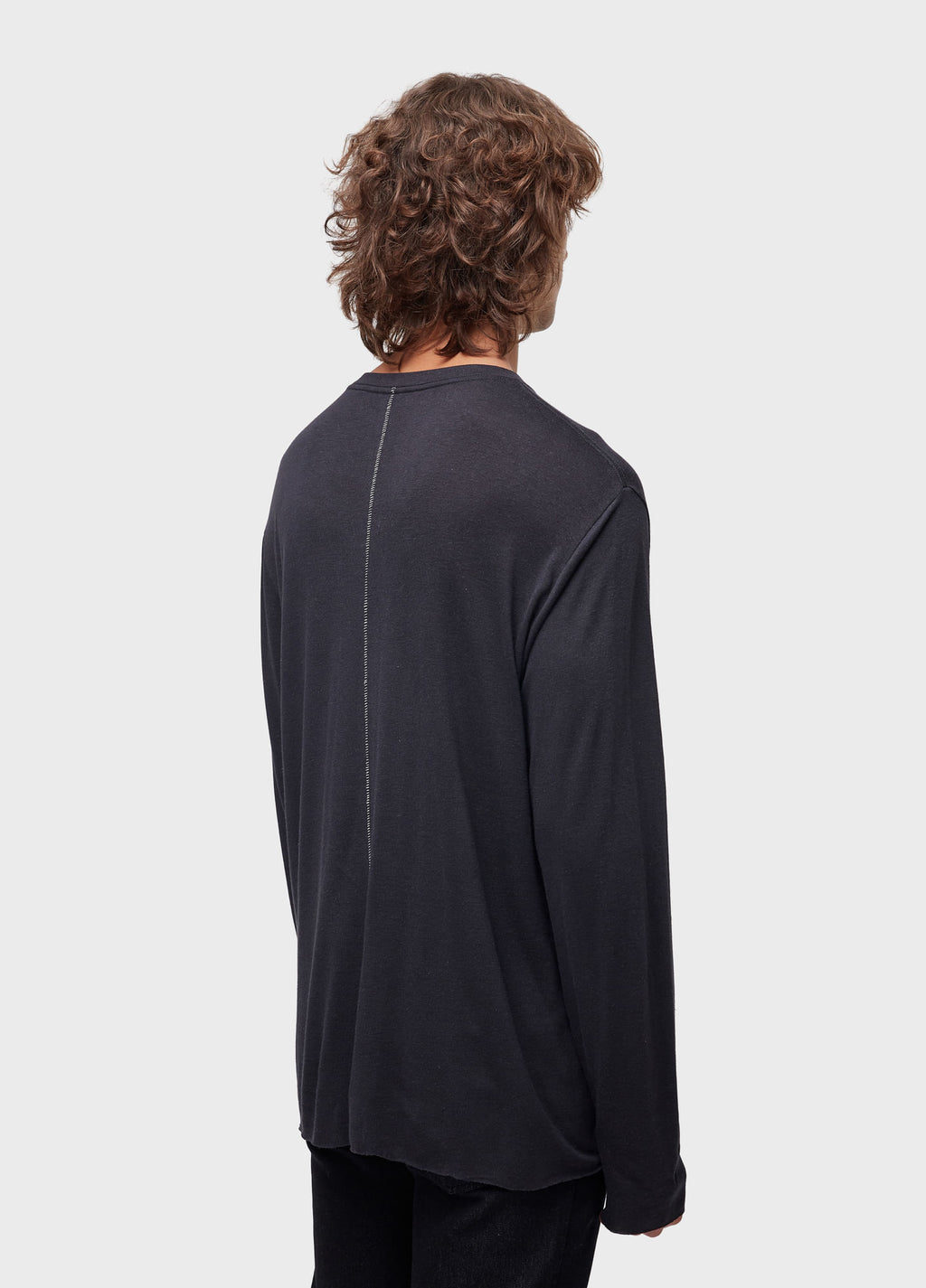 T-SHIRT VISUAL LINEN CUT LONG SLEEVE