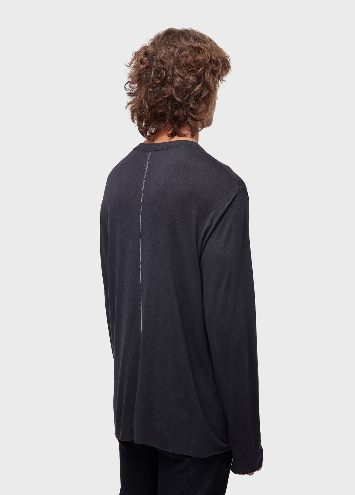T-SHIRT VISUAL LINEN CUT LONG SLEEVE
