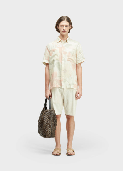 BASIC LINEN TAILORED SHORTS