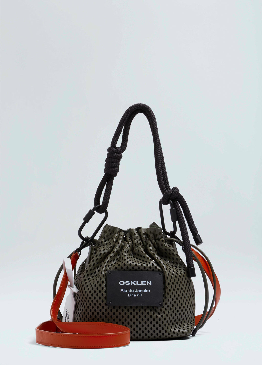 SMALL PERFORATED LEATHER CROSSBODY BAG