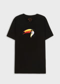 VINTAGE SLIM FIT TOUCAN SHORT SLEEVE T-SHIRT BLACK