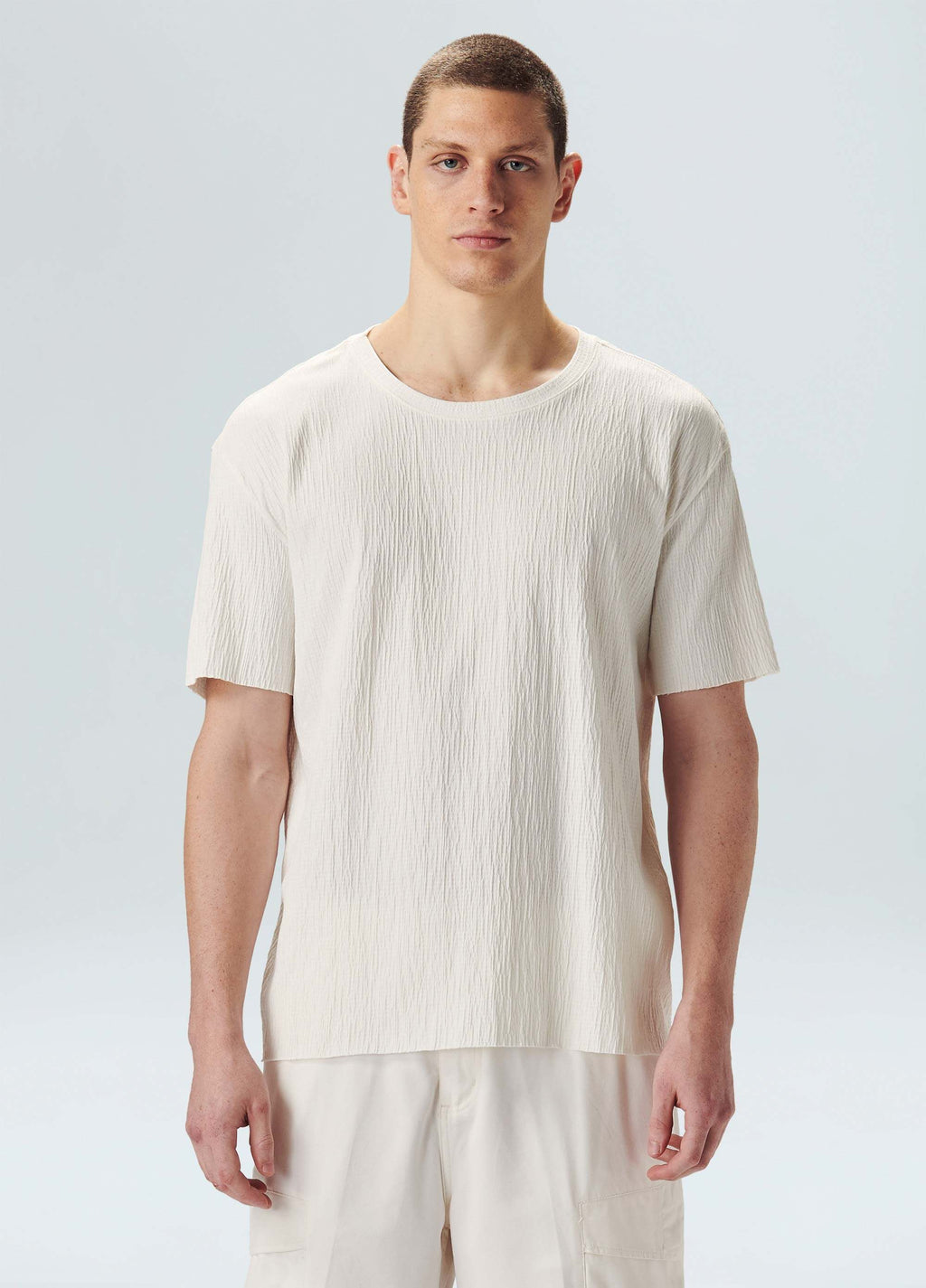 T-SHIRT WRINKLED YOKE