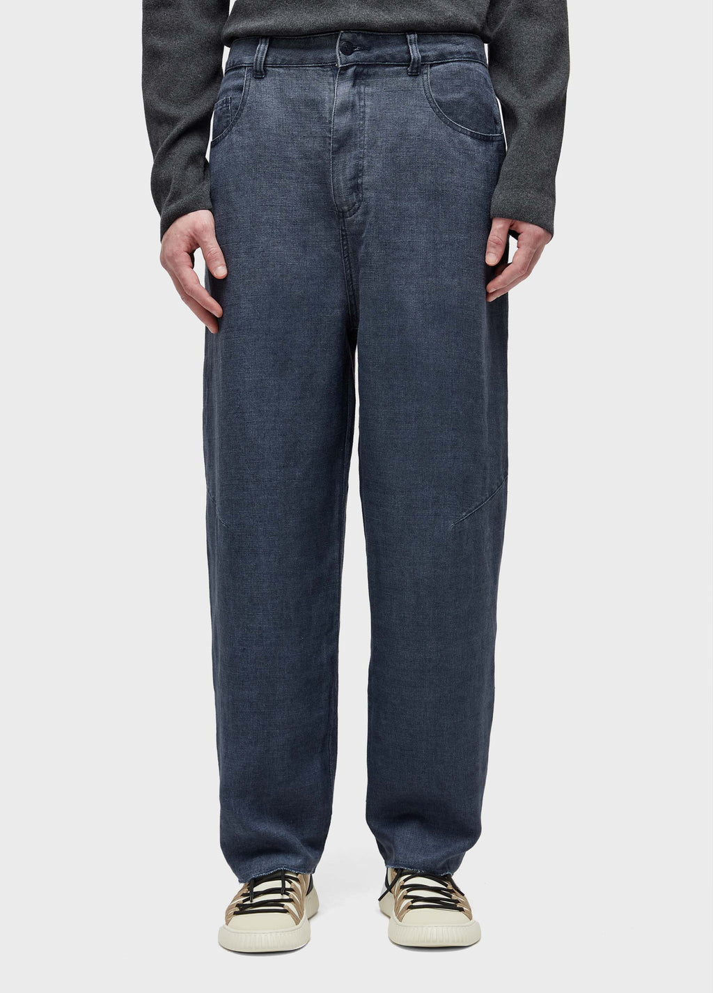 LINEN STONE PANTS